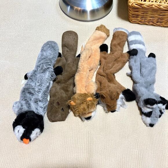 Squeaky No Stuffing 5-piece Dog Toy set. New! - Picture 1 of 5